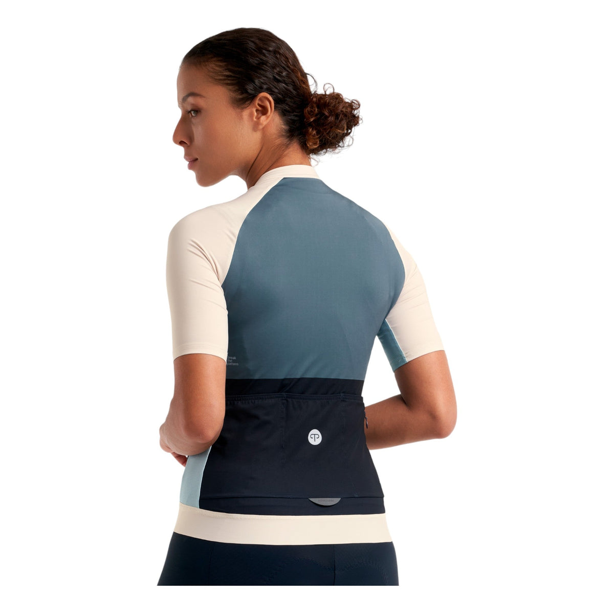Maillot De Vélo Femme Varlo Sandstone Pearl - Taille M - Manches Courtes à Zip
