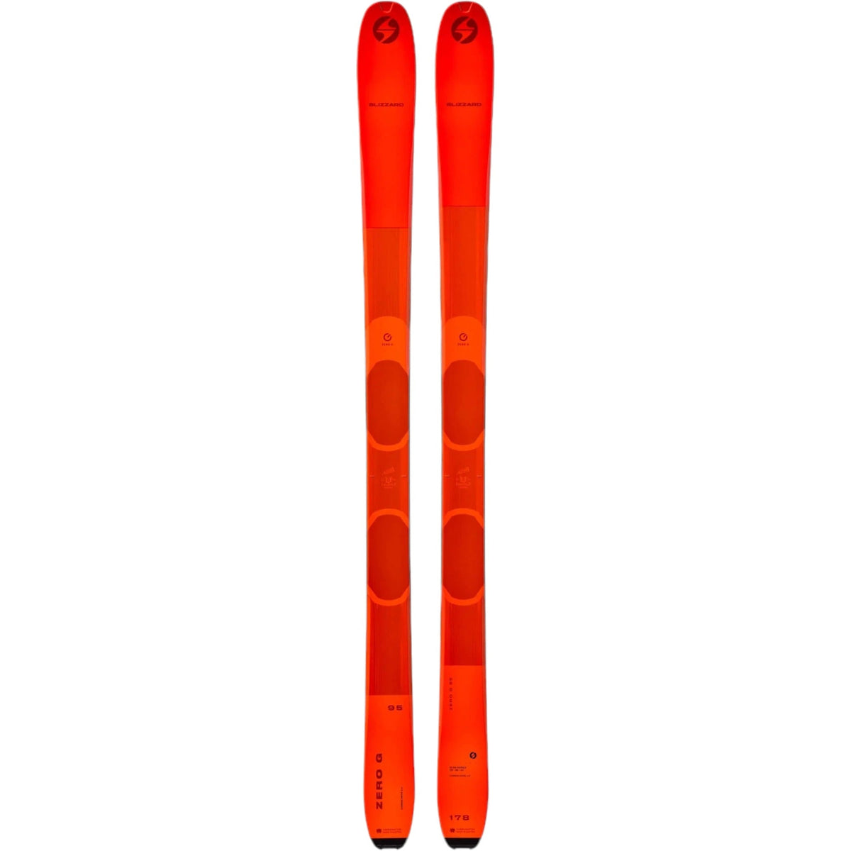 Zero G 95 Adult Alpine Skis