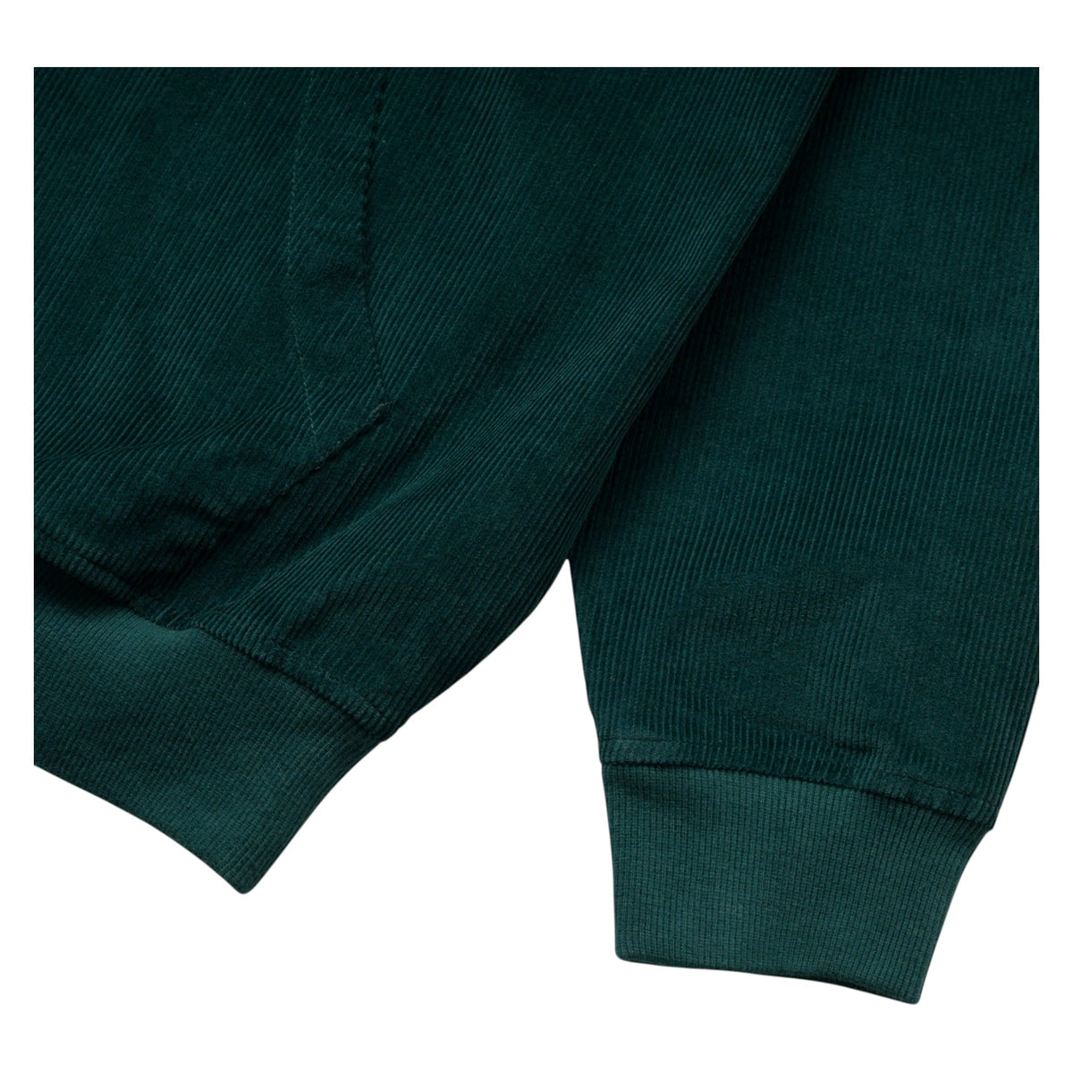 Corduroy Demi Zip Men Long-Sleeved Shirt