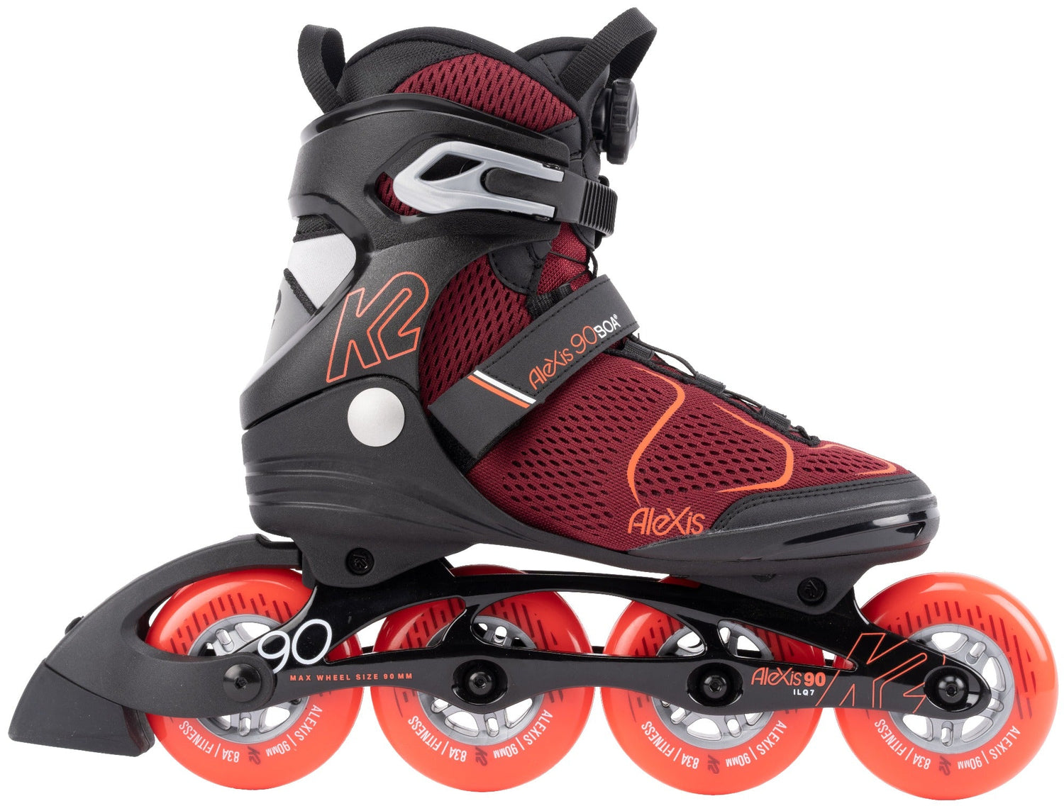 K2 Burgandy/Orange 10.0