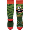 Monster Party Light Cushion Kids Ski Socks