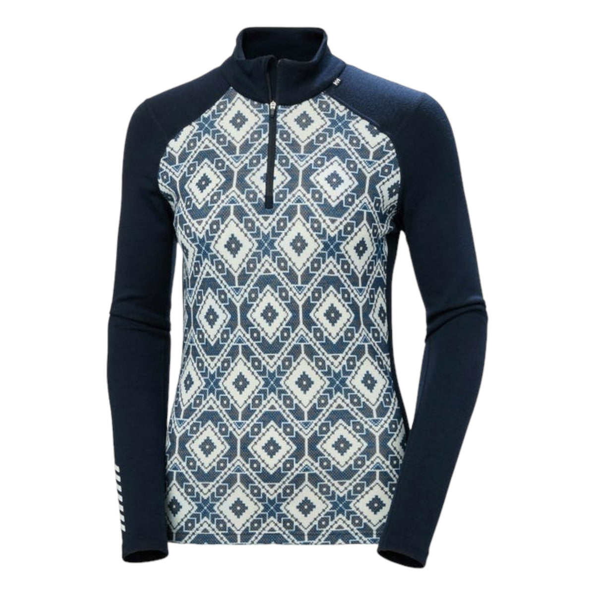 Haut de Sous-Vêtement Lifa Merino Midweight Print 1/2 zip Femme