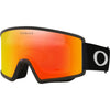 Oakley Mat Noir Fire Iridium Médium Fit
