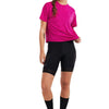 Maillot de Vélo de Montagne Manches Courtes Gravel Crop Femme