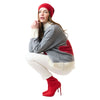 Chandail manches longues Big Heart Femme