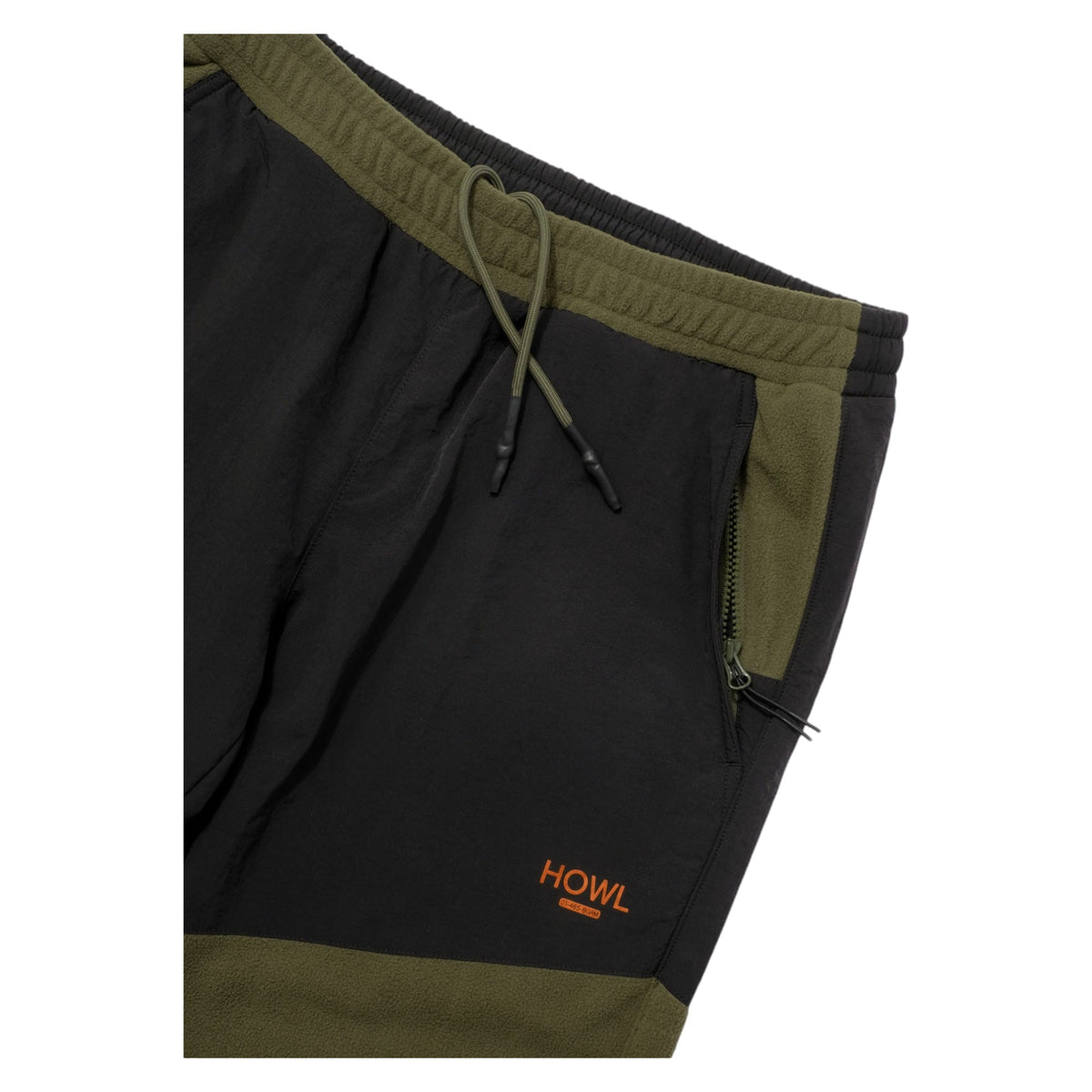 Zip Polar Fleece Men Pants Insulated