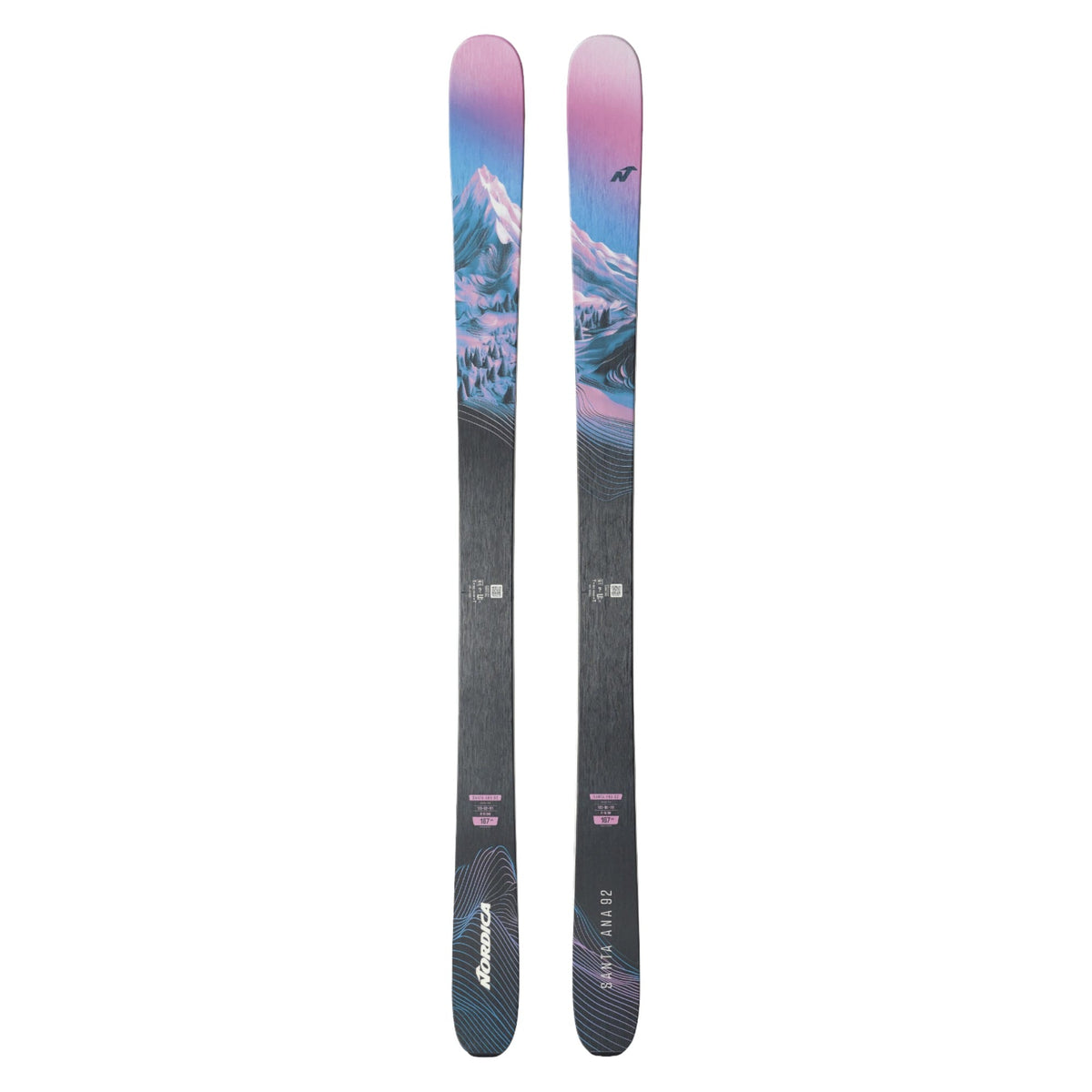 Nordica Lavender/Bleu/Noir 155