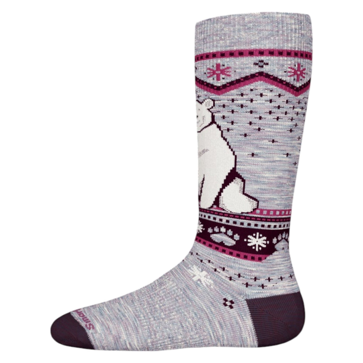 Wintersport Full Cushion Polar Bear Kids Ski Socks