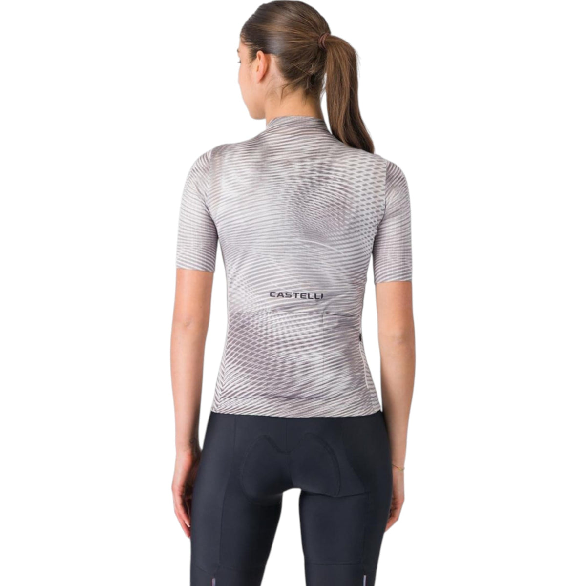 Maillot de Vélo de Route Manches Courtes Cosmic Vortex Femme
