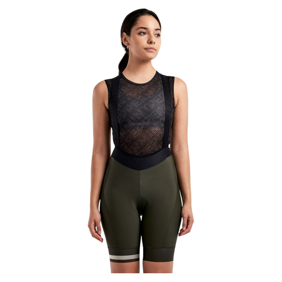 Cuissard à Bretelles de Vélo de Route Signature Femme