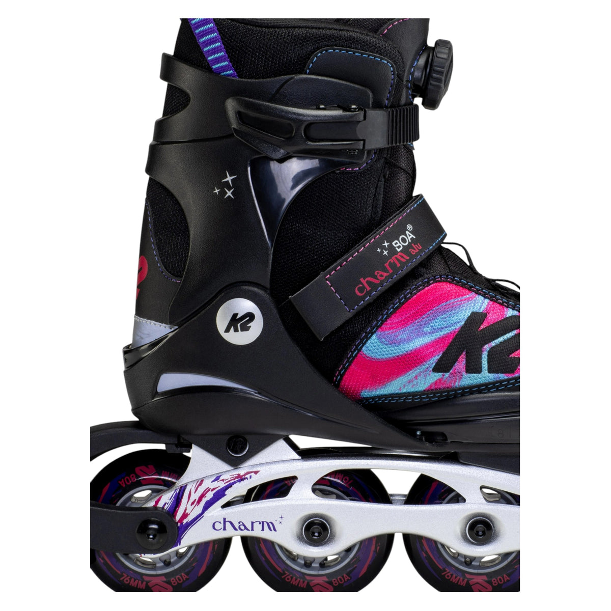 Patins à Roues Alignées Charm Boa Alu Enfant