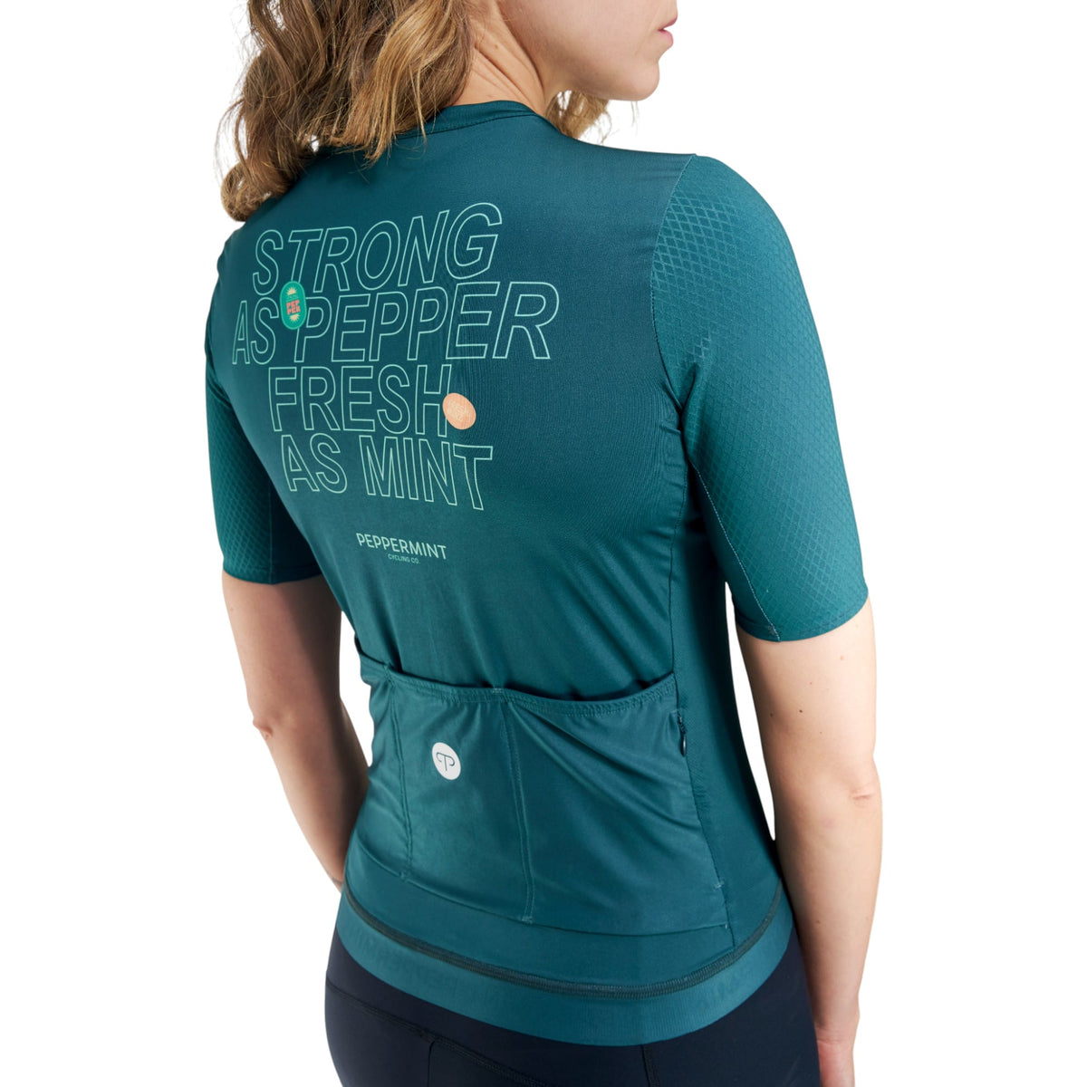 Maillot de Vélo de Route Manches Courtes Signature Femme