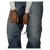 Deconstructed Denim Women Snow Pants