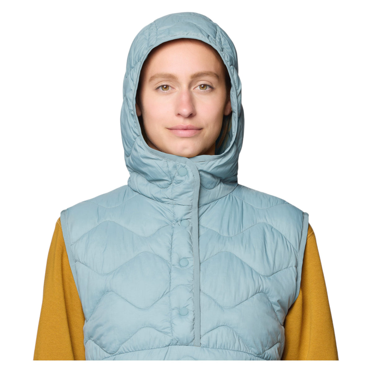 Veste Sans-Manche Isolante Seek Out Snap Neck Femme