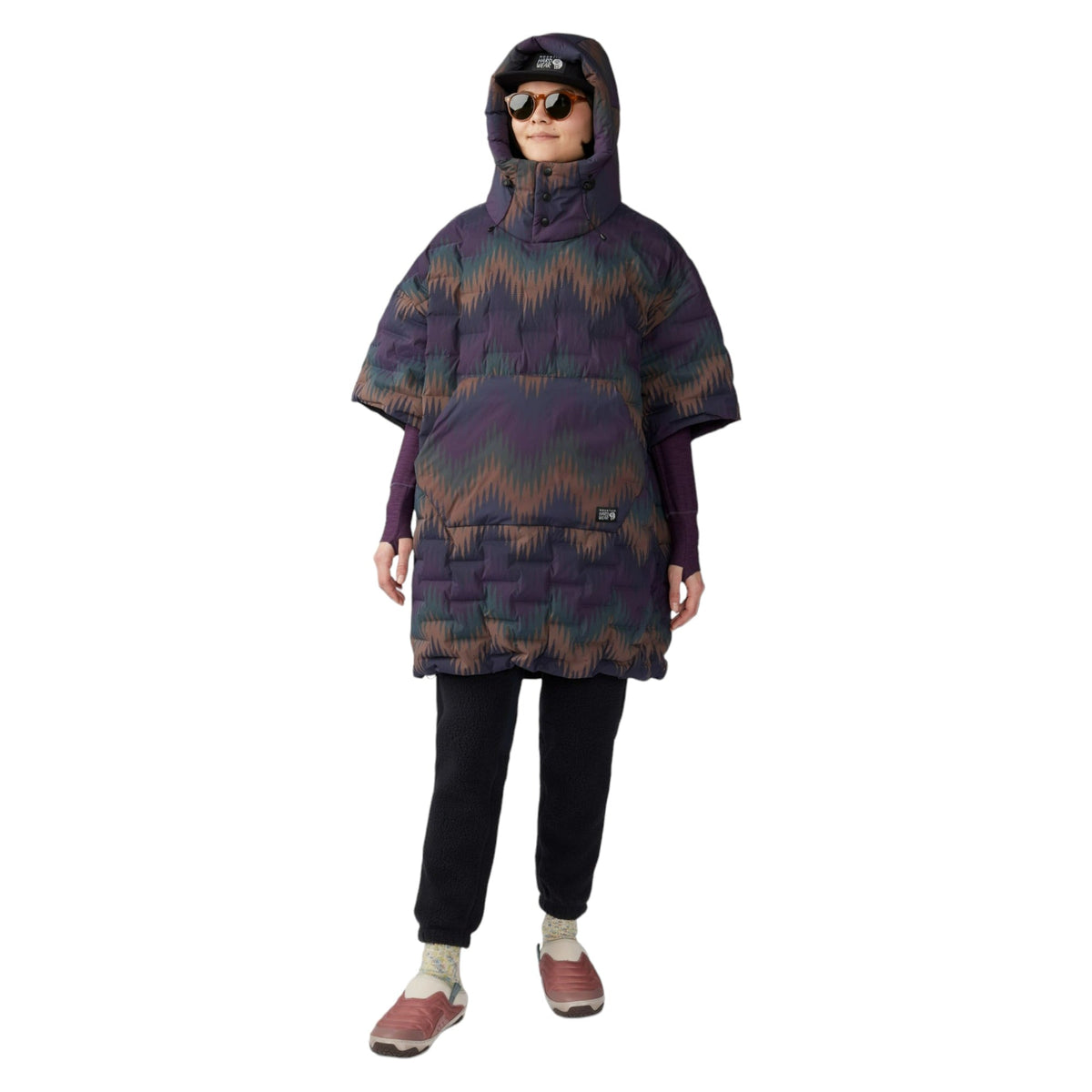 Veste Isolante Stretchdown Poncho Femme