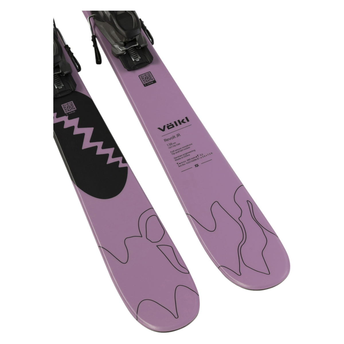 Revolt Urban + 7.0 Vmotion Kids Alpine Skis