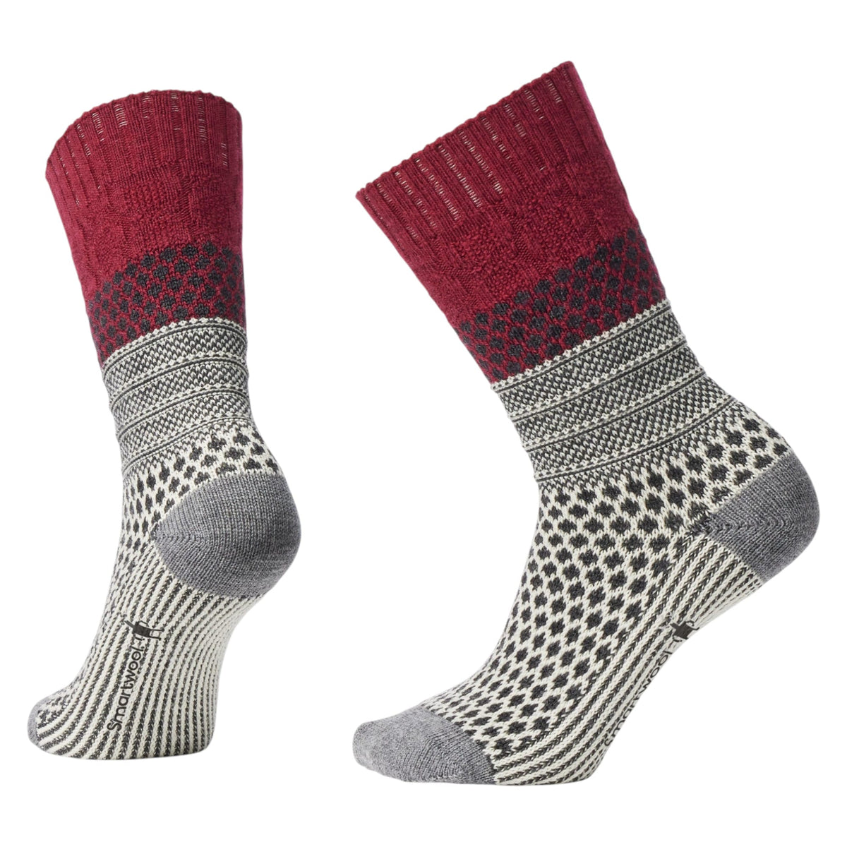 Everyday Cozy Popcorn Cable Crew Adult Socks