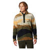 Helvetia II Printed Half Snap Printed Men Fleece