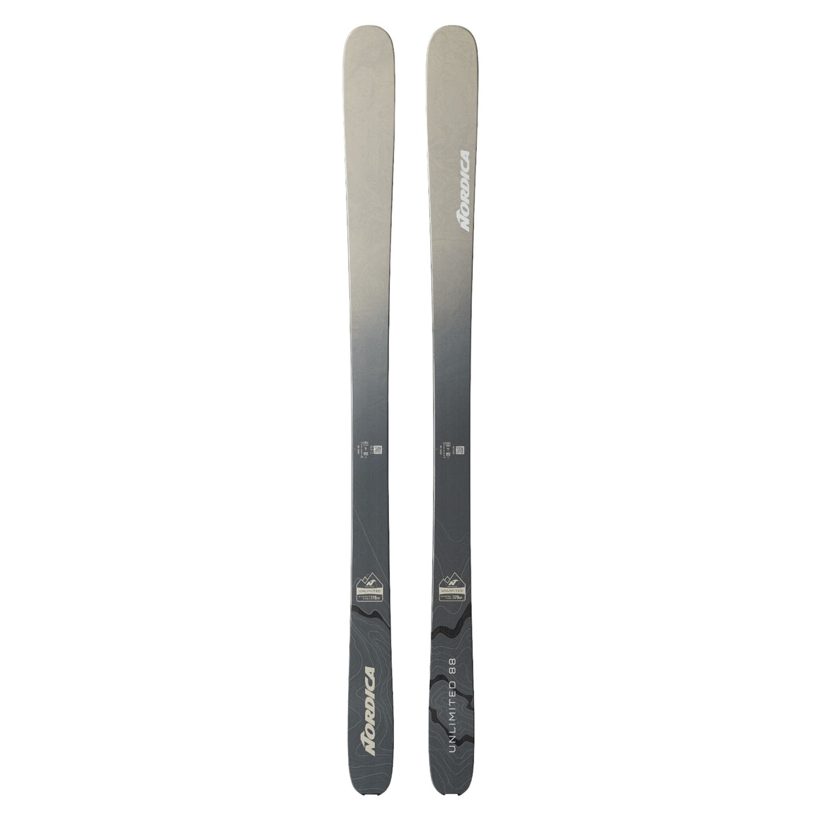 Unlimited 88 Flat Adult Alpine Skis