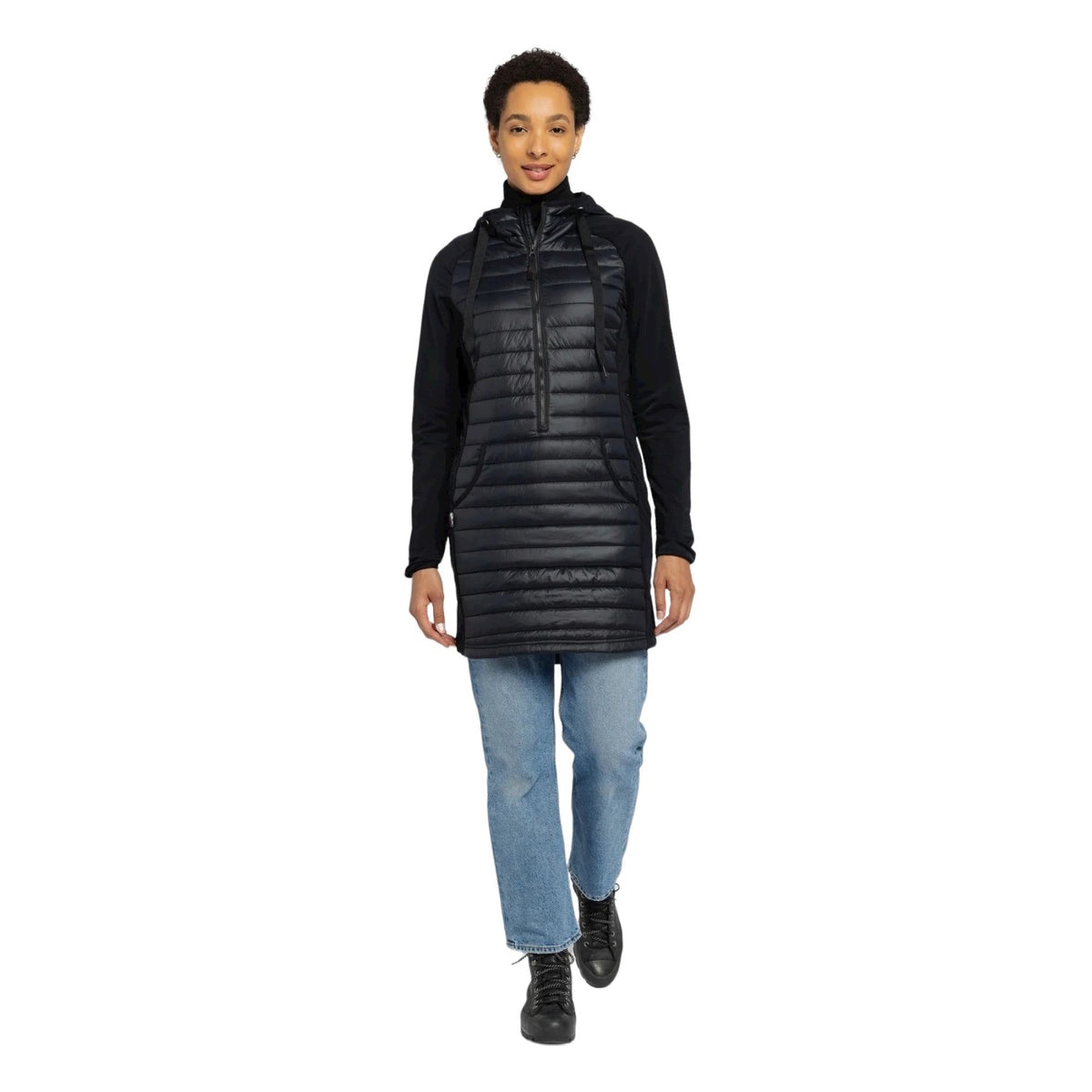 Veste à Capuche Isolante Lila Femme