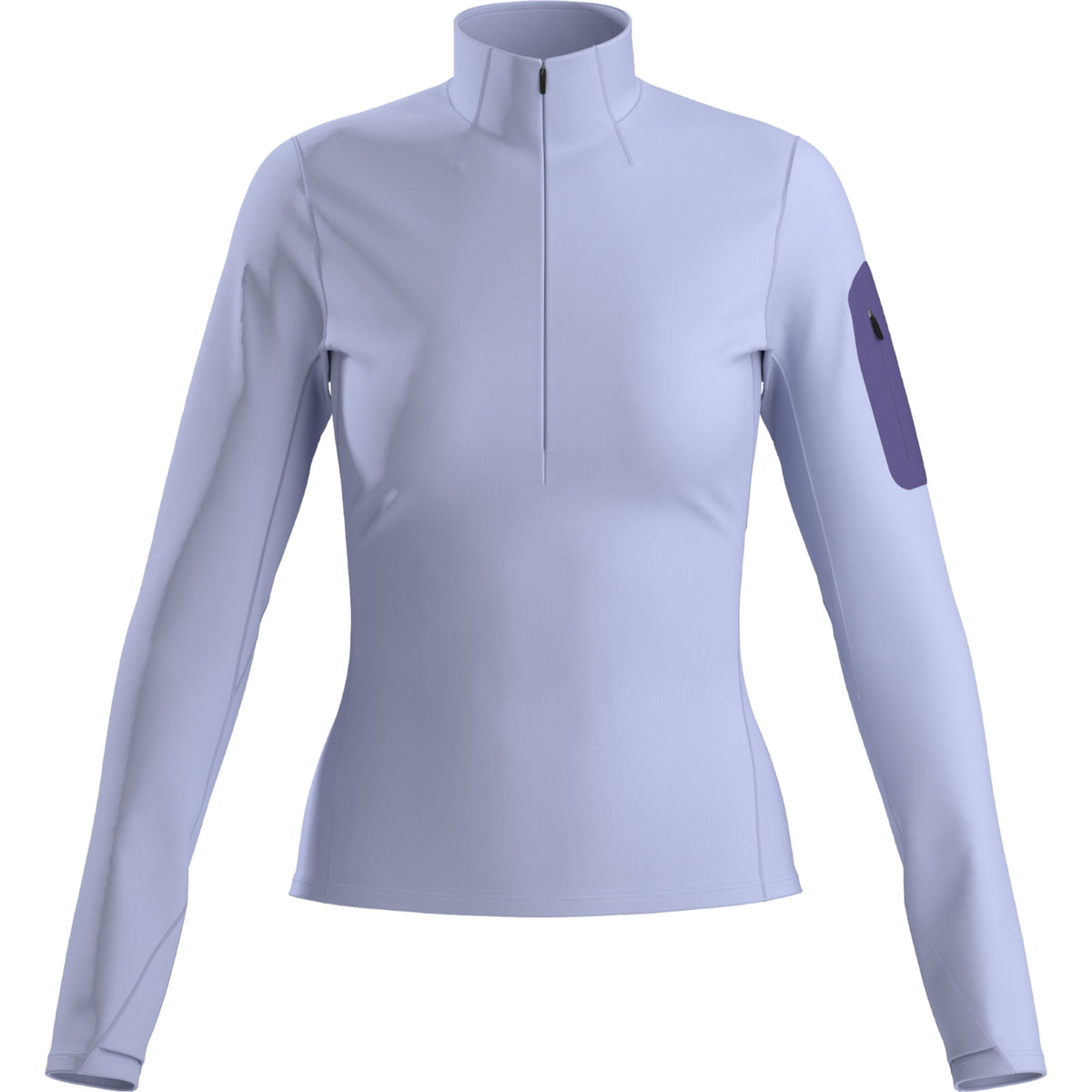 Rho Zip Neck Women Long-Sleeved Shirt
