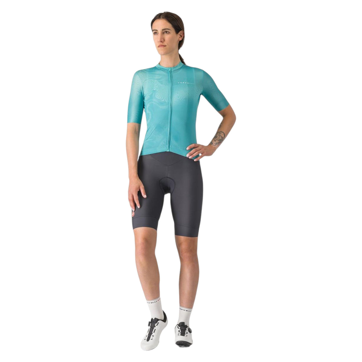Fantasia Women Short-Sleeved Road Cycling Jersey