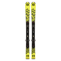 Skis Alpins Racetiger Yellow + Vmotion 7.0 Enfant