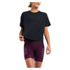 Maillot de Vélo de Montagne Manches Courtes Gravel Crop Femme