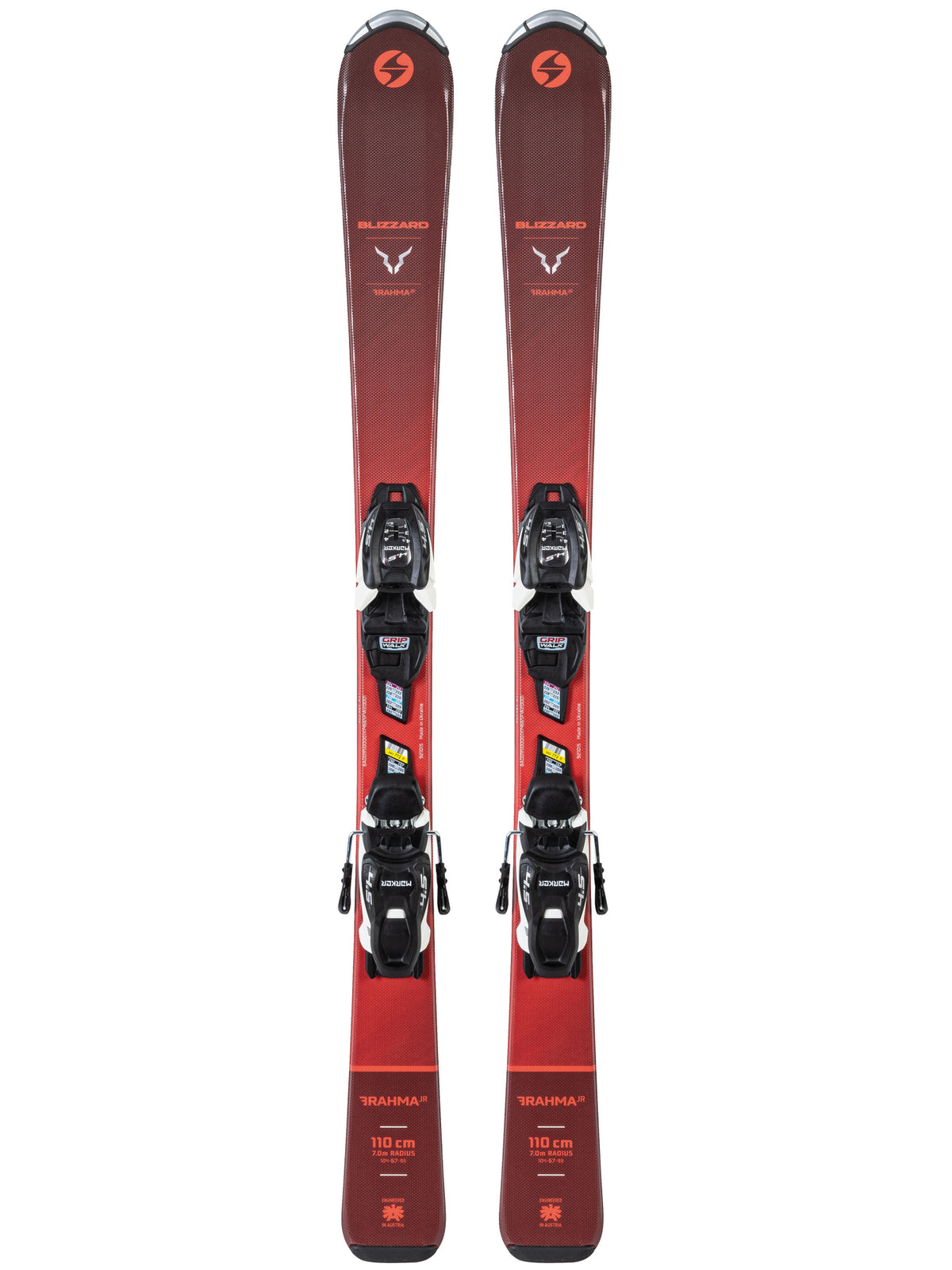 Skis Alpins Brahma JR L (110-140) 7.0+FDT JR 7 Enfant