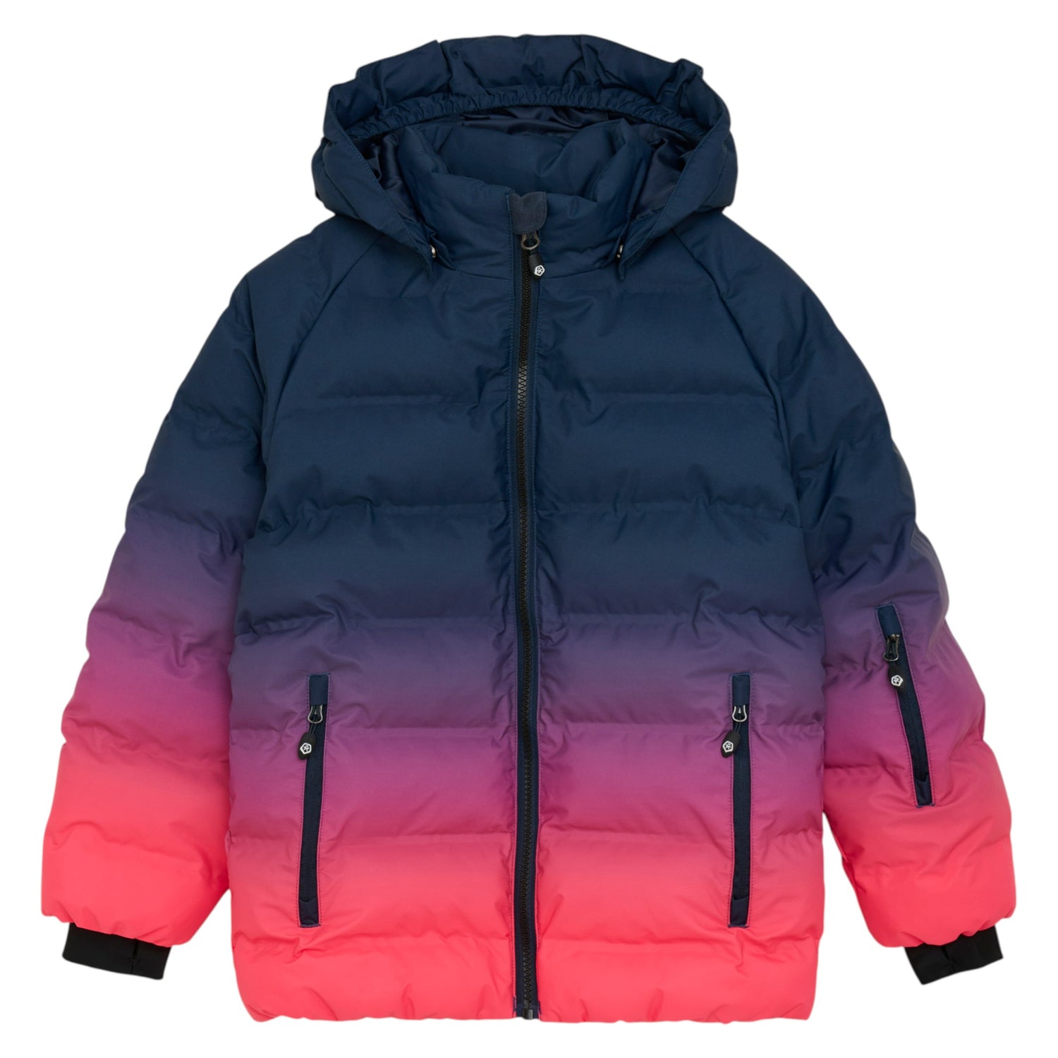 Quilt & Gradient Ski Kids Winter Jacket