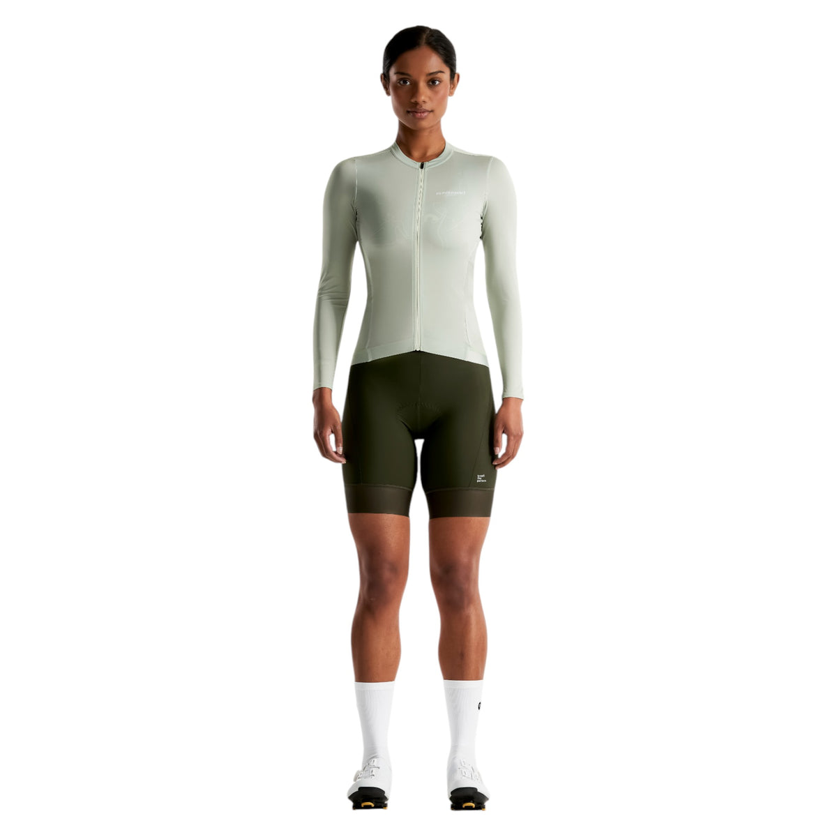 Maillot de Vélo de Route Manches Longues Signature Femme