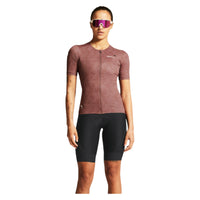 Maillot de Vélo de Route Manches Courtes Pro Gravel Femme