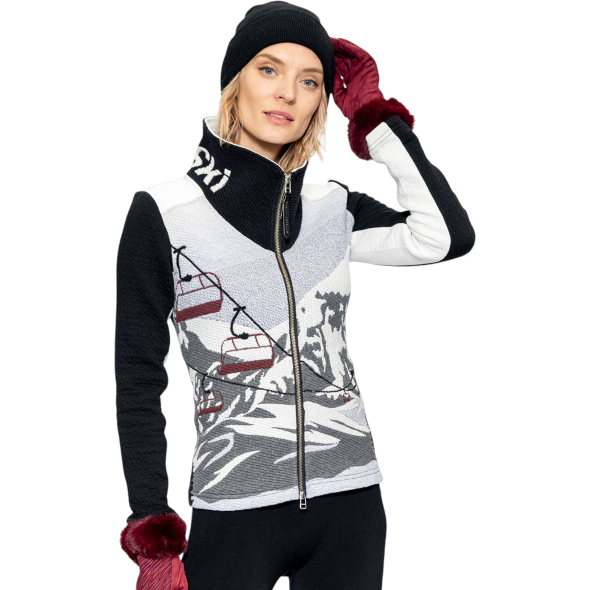 Tonia Debellis Bordeaux Multi L