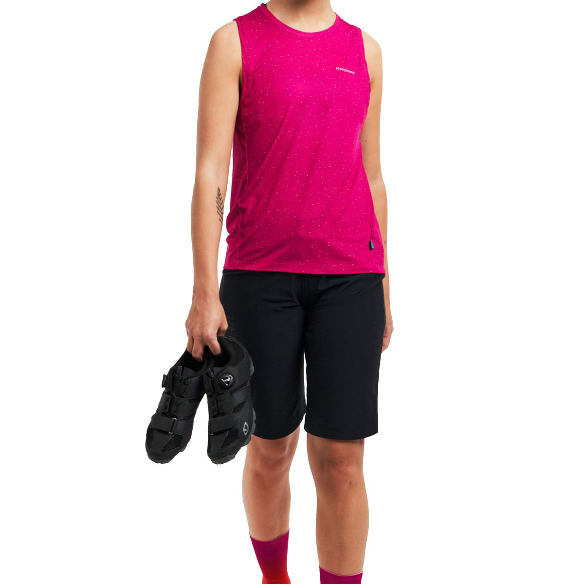 Maillot de Vélo de Montagne Manches Courtes Tank Femme