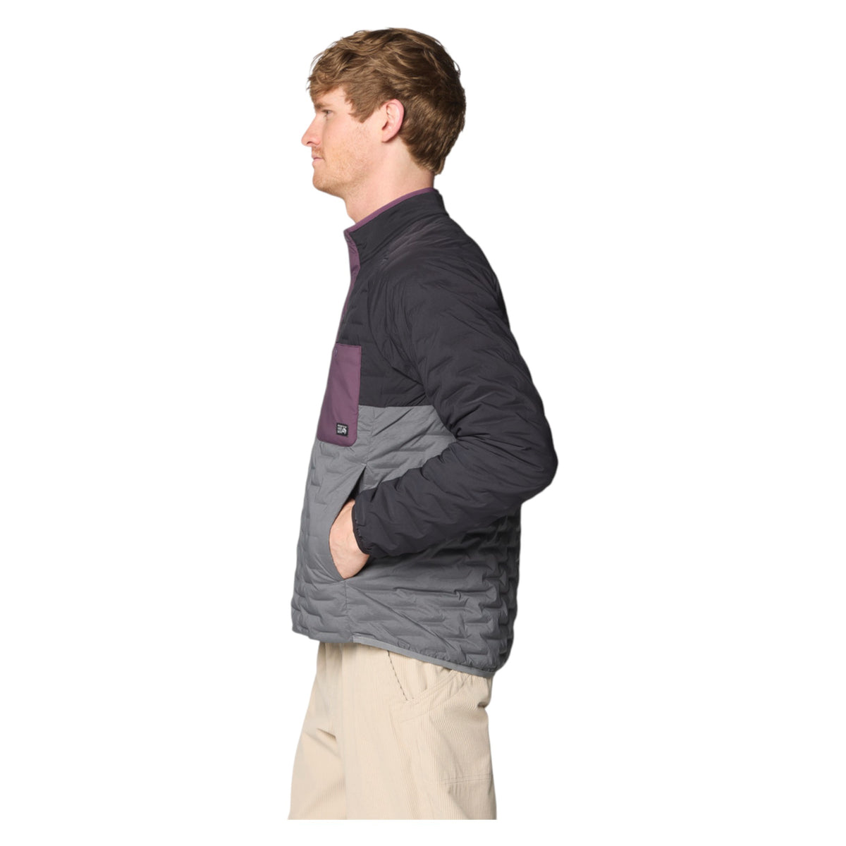 Veste Isolante Stretchdown Light Snap Neck Homme