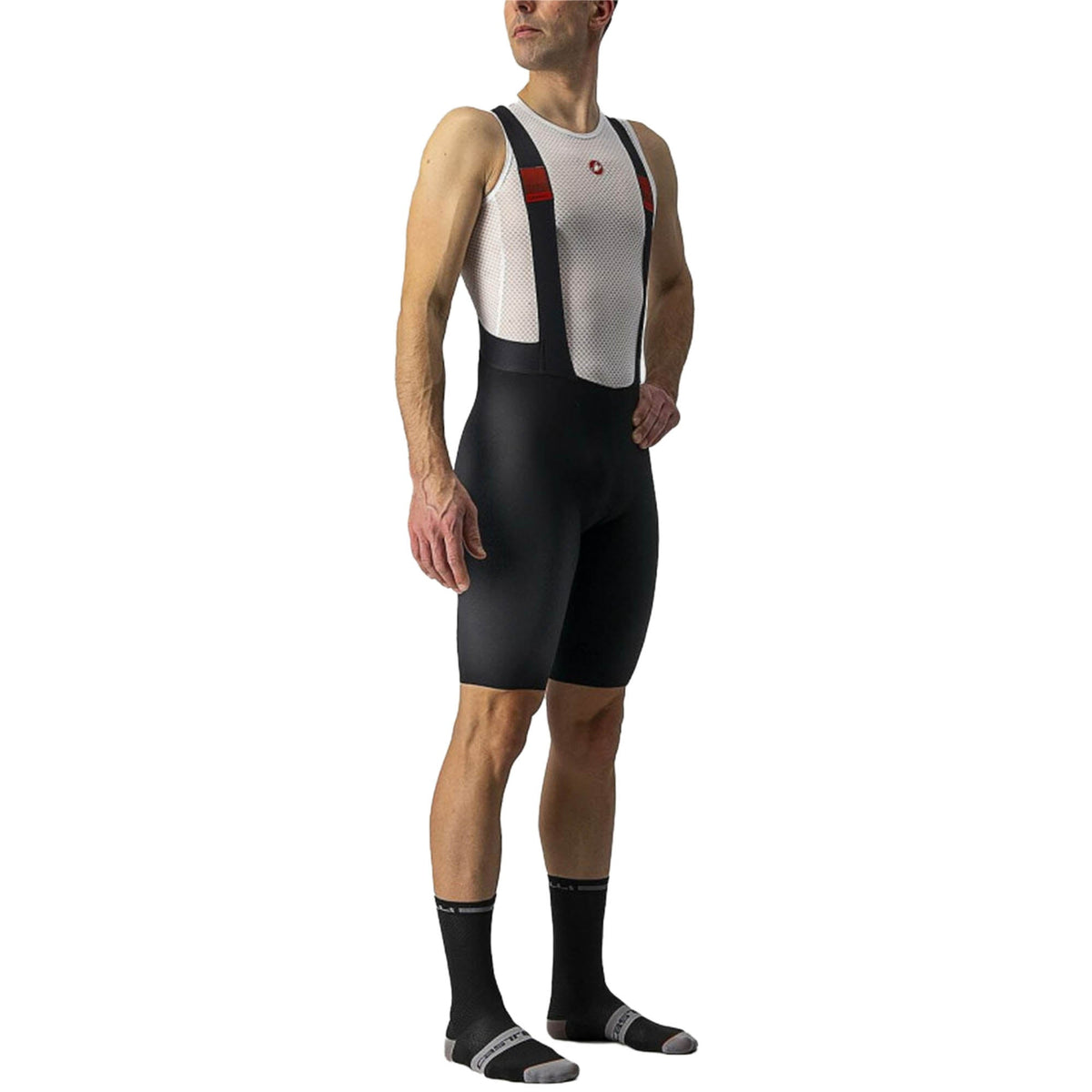 Premio Black Men Bib shorts