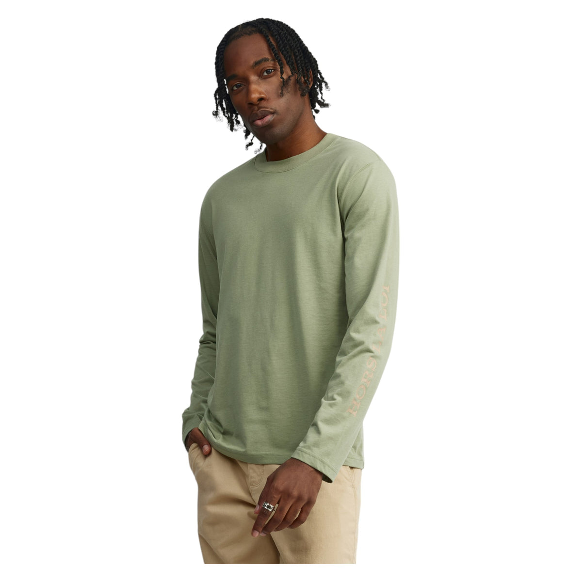Chandail Manches Longues Logo Homme