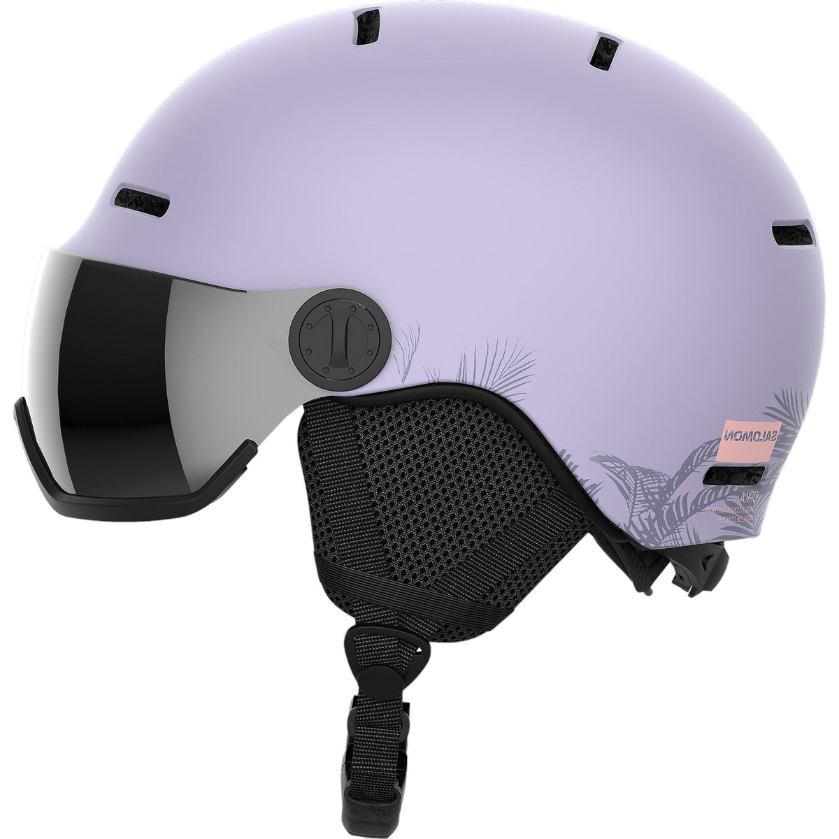 Orka Visor + Flash Silver Kids Ski Helmet