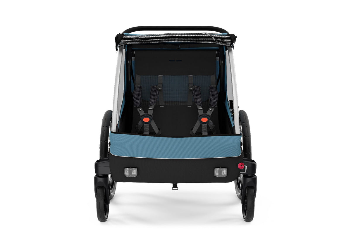 Courier 2-Seat Kids Cargo Bike Trailer