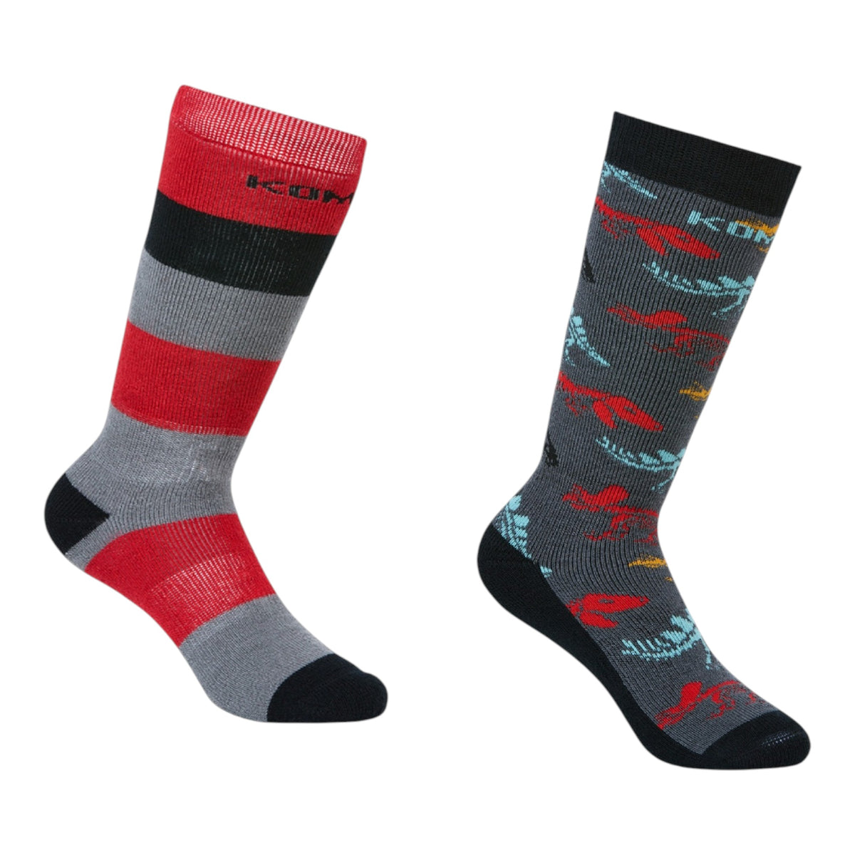 Rumble Twin Pack Kids Ski Socks