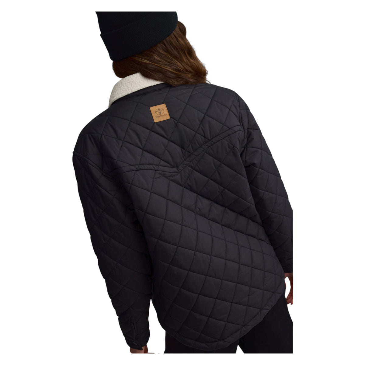 Surchemise avec Col en Sherpa Femme