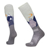 Light Cushion Snowy Mountains Kids Ski Socks