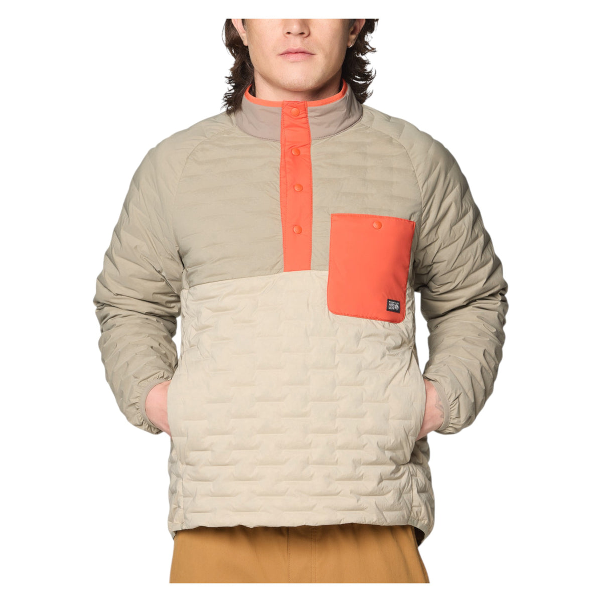 Veste Isolante Stretchdown Light Snap Neck Homme