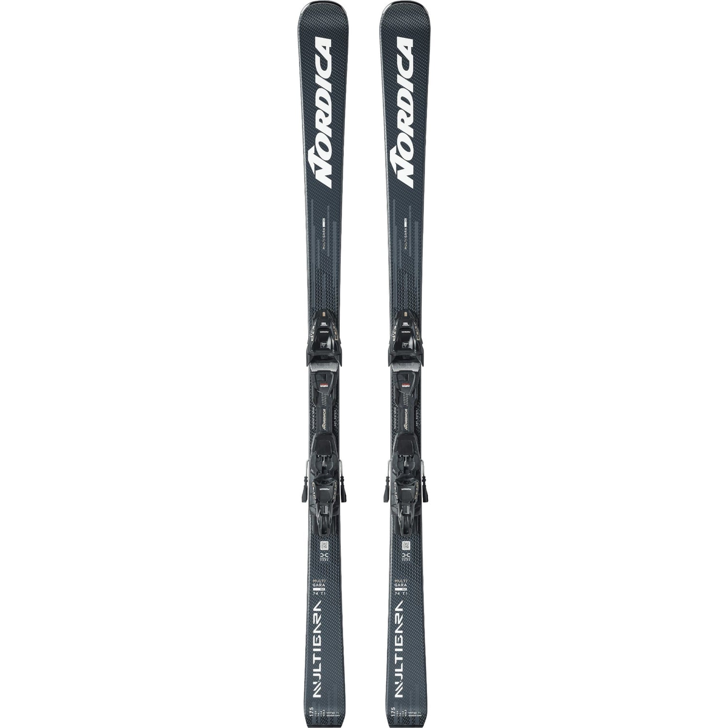 Skis Alpins Multigara DC 74 TI+Comp 12 Adulte