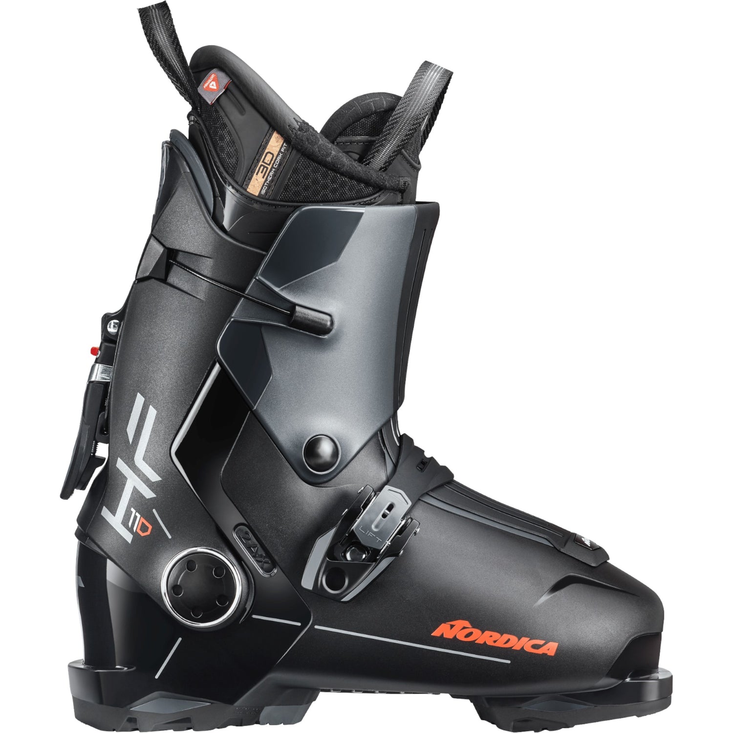 Nordica Noir/Anthracite/Rouge.7T1 25.5