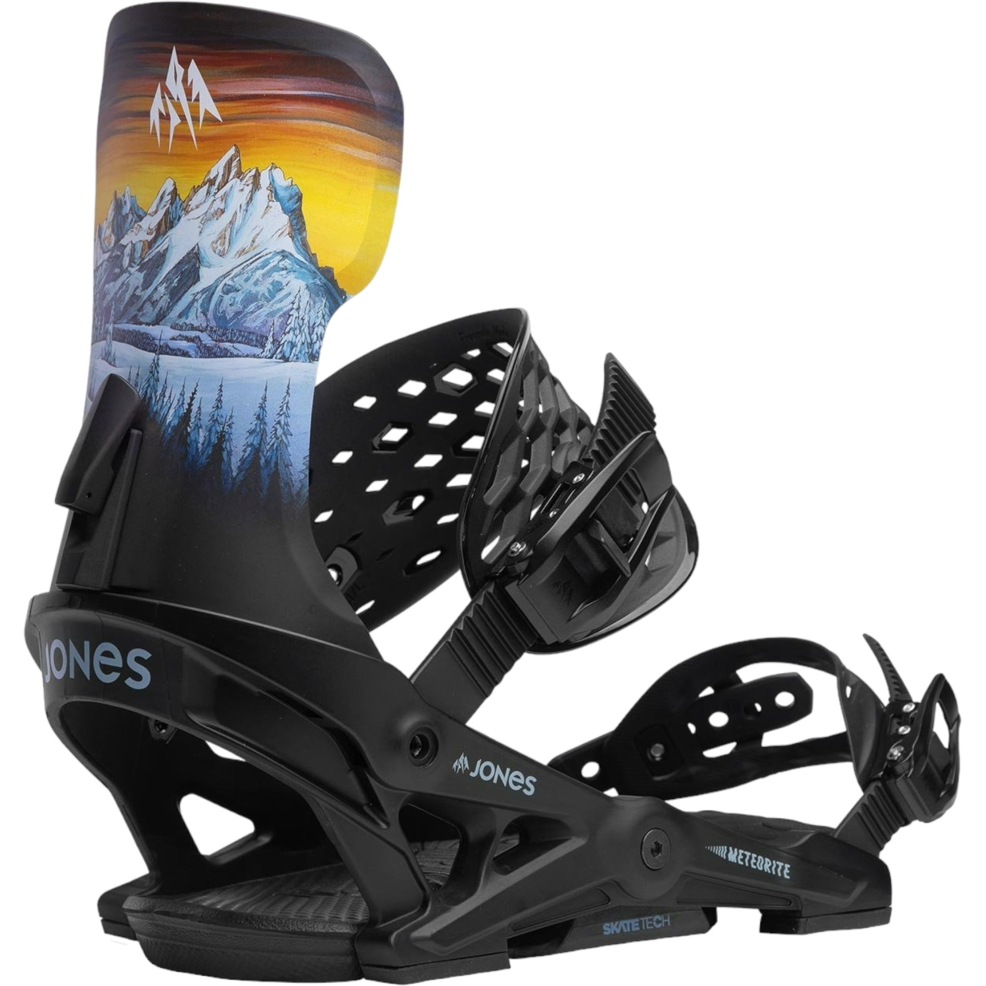 Meteorite Men Snowboard Bindings - Éclipse Noire / M