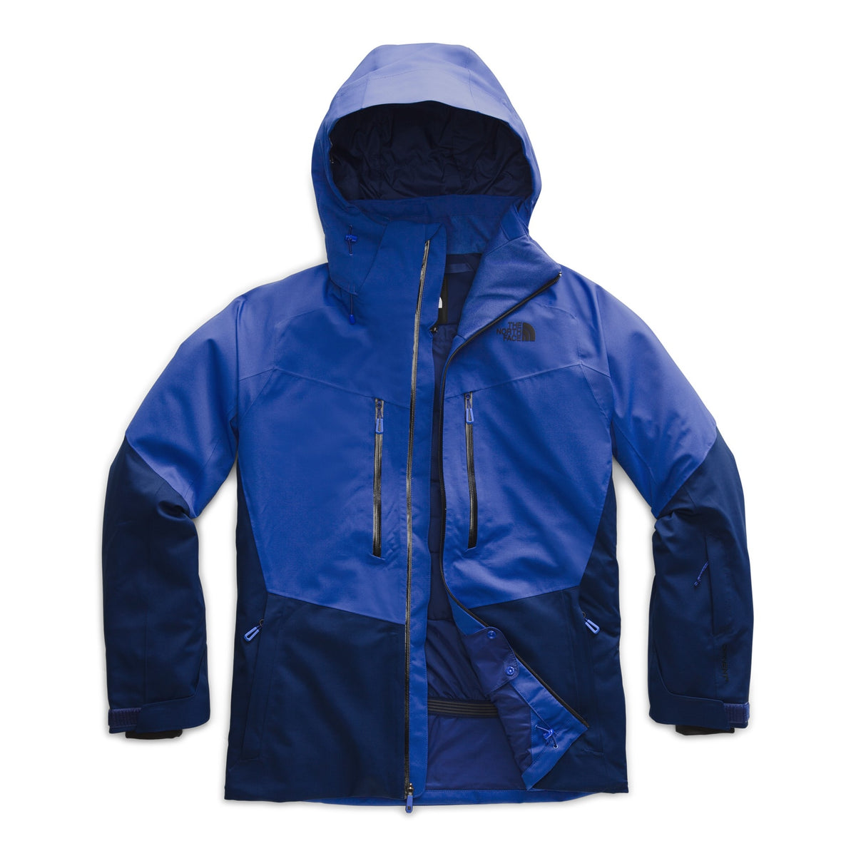 The North Face - Ski Chakal - Veste de ski imperméable et chaude en tissu  DryVent - Noir et bleu