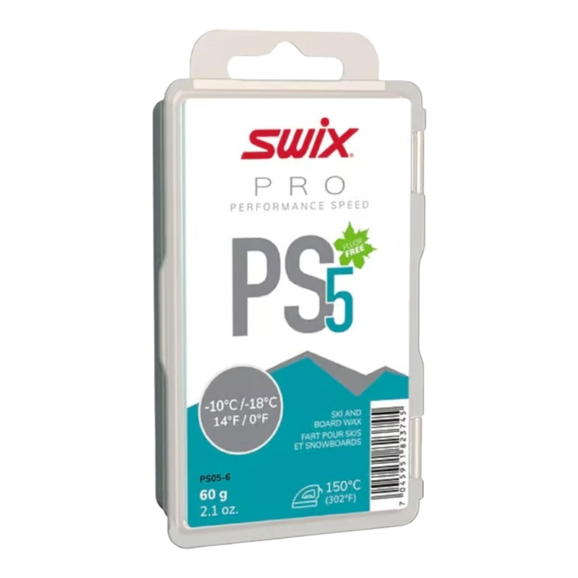 Swix PS5 Turquoise -10/-18 Degree Wax – Oberson