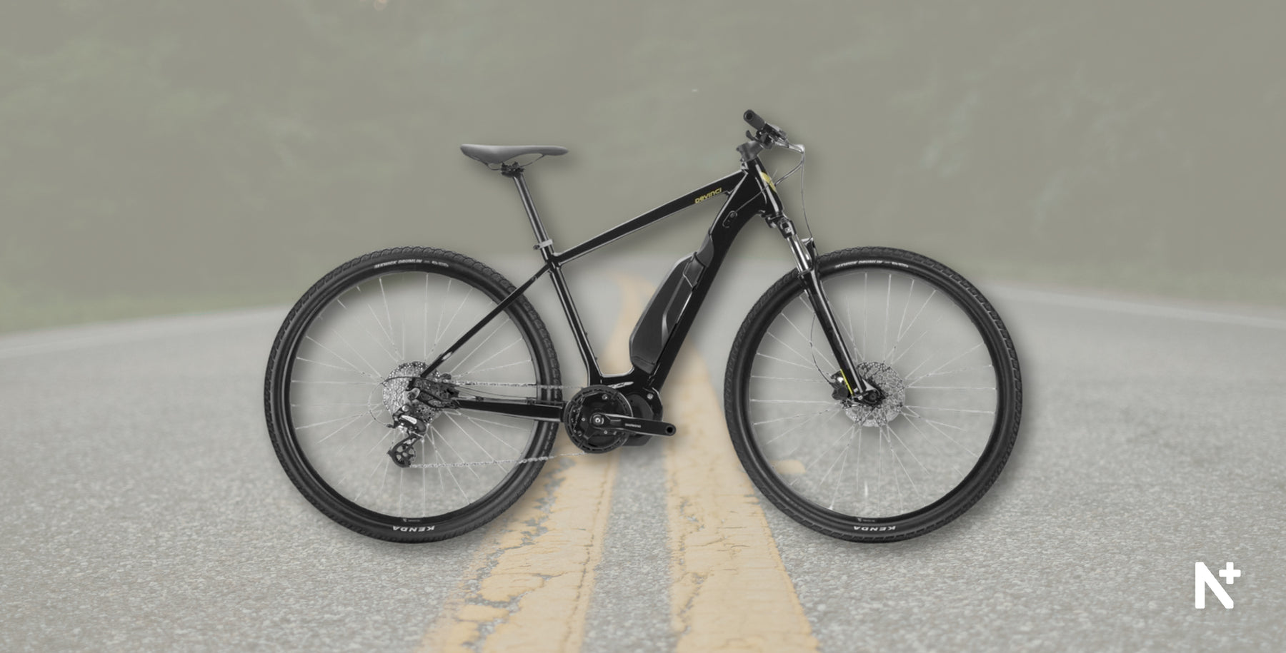 Un vélo hybride électrique
